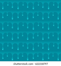 Cave water drops seamless vector texture or pattern