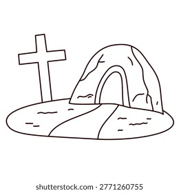 The cave where jesus rose from death