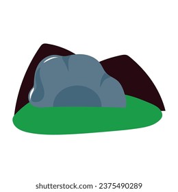 cave, wine,cross on christian element design. vector illustration