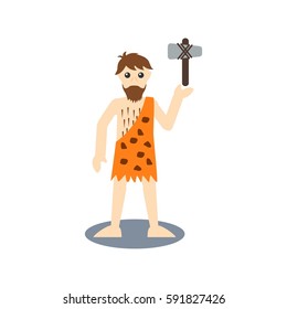 Caveman cartoon character