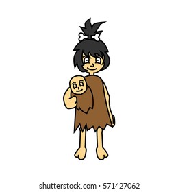 caveman character vector