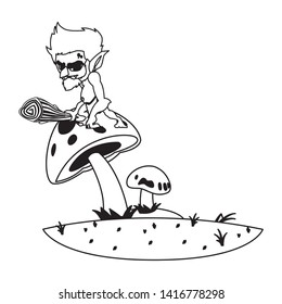 caveman gnome in the camp magic character