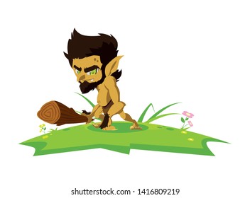 caveman gnome in the camp magic character