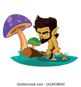caveman gnome in the camp magic character