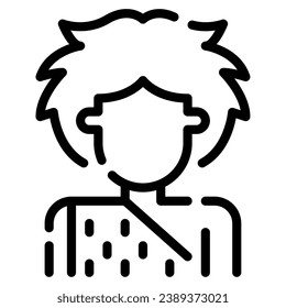 Caveman icon illustration for UIUX, infographic, etc