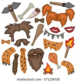 Caveman Prehistoric Comic Design