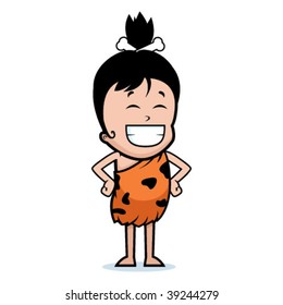 Caveman Smiling