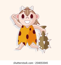 caveman theme elements