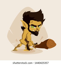 caveman ugly fairytale avatar character