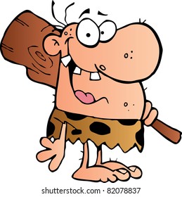 Caveman.Vector illustration