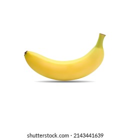 Cavendish banana on white background vector ilustration