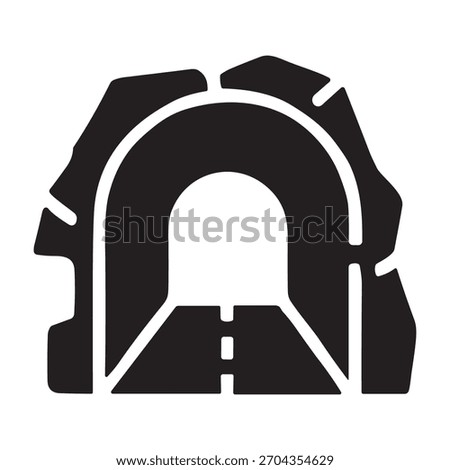 Cavern icon or logo isolated sign symbol vector illustration - high quality black style vector icons