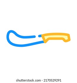 caviar butter knife color icon vector. caviar butter knife sign. isolated symbol illustration
