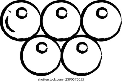 Ilustraciones vectoriales de caviar