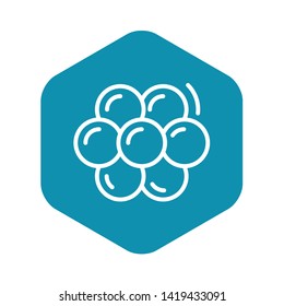 Caviar icon. Outline illustration of caviar vector icon for web design isolated on white background