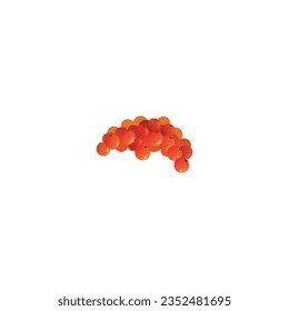 Icono de caviar. Símbolo de fondo de la tienda de pescado de estilo sencillo. Elemento de diseño del logo de la marca de caviar. Impresión de camisetas con caviar. Vector para pegatinas.