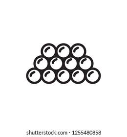 caviar icon vector design line style