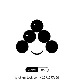 Caviar icon vector illustration logo template for many purpose. Isolated on white background.