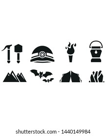 
Caving Icon vector symbol icon
