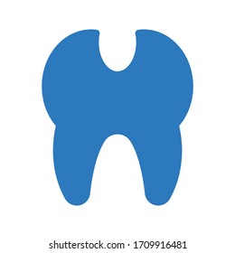 icono de color de glifo vectorial roto de cavidad 