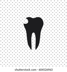 Cavity icon, vector design element