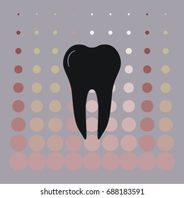 Cavity icon, vector design element