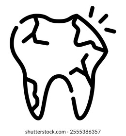 Cavity icon for web, app, infographic, etc