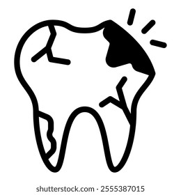 Cavity icon for web, app, infographic, etc