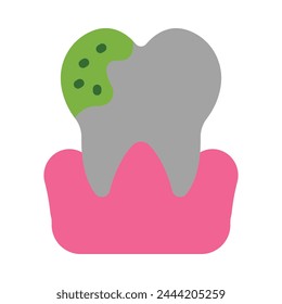 Diseño de iconos planos de Vector de cavidad