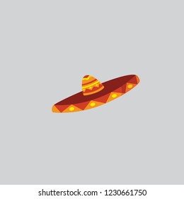 cawboy hat  vector illustration.