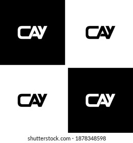 cay letter original monogram logo design