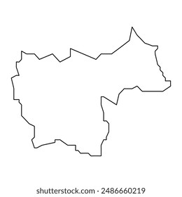 Cayey map, administrative division of Puerto Rico. Vector illustration.