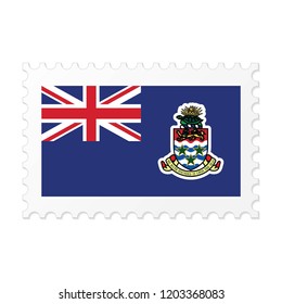 Cayman Islands flag on white background vector image