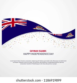 Cayman Islands Happy independence day Background