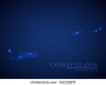 cayman Islands map page symbol for your web site design cayman Islands map logo, app, UI. Wire frame 3D mesh polygonal network line, design sphere, dot and structure. map vector illustration eps 10.