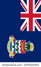 Cayman Islands Vertical Flag, Vertical Flag Cayman Islands