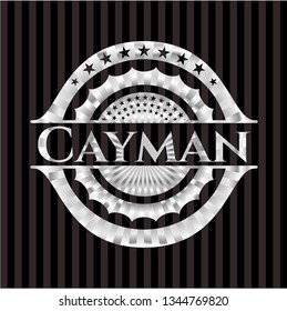 Cayman silvery badge
