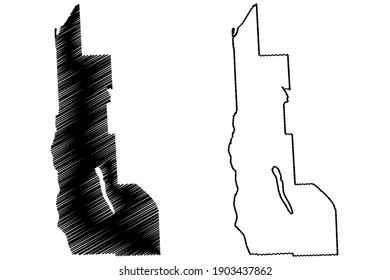 Cayuga County, New York State (U.S. county, United States of America) map vector illustration