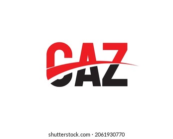 Letra CAZ Ilustración del vector de diseño del logotipo inicial