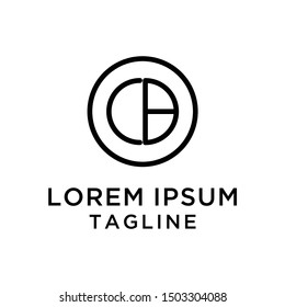 CB Abstract Design Logo Template