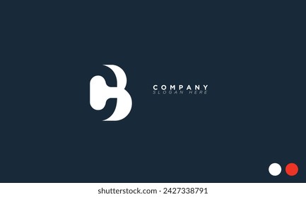 CB Alphabet letters Initials Monogram logo BC, C and B