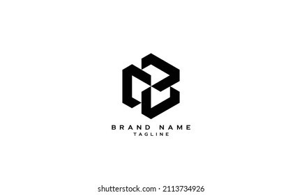 CB, BC, Resumen diseño del logotipo del alfabeto de la letra monográfica inicial