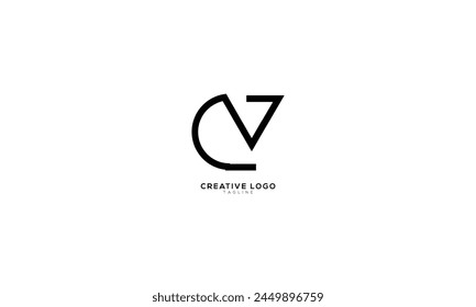 CB BC Abstract initial monogram letter alphabet logo design