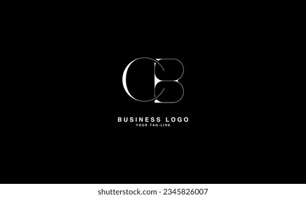 CB, BC, Abstract Letters Logo monogram