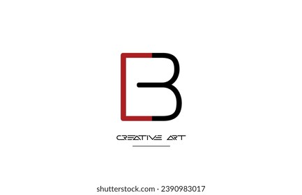 CB, BC, C, B abstract letters logo monogram