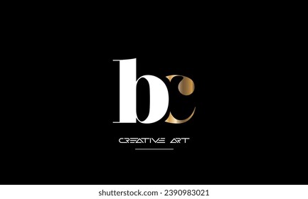 CB, BC, C, B abstract letters logo monogram