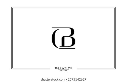 CB, BC, C, B, Abstract Letters Logo Monogram