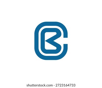 CB BC logo design vector template