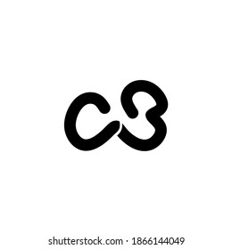 CB or c3 logo design premium