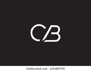 Diseño de logotipo minimalista para monograma creativo CB